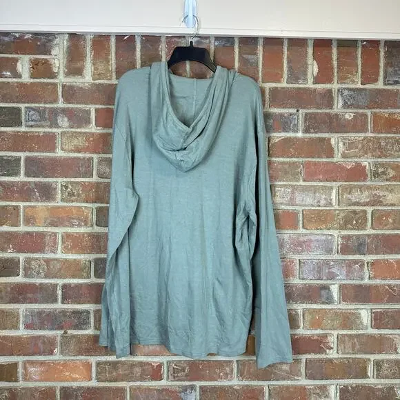 Alternative Women's Green Long Sleeve Hooded Sweatshirt Size XXL‎ - Picture 2 of 8